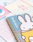 2027 Miffy A Year in Color Just Right Monthly Planner with Enamel Charm Bookmark