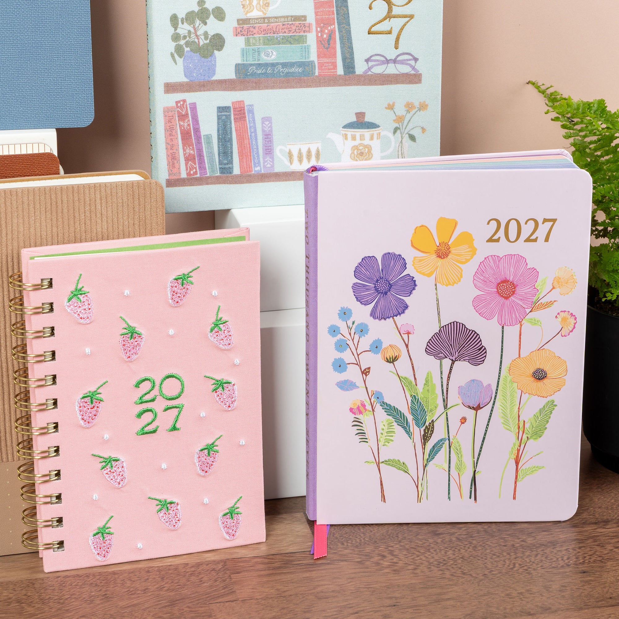 2027 Berry Bliss Emery Pocket Spiral Planner