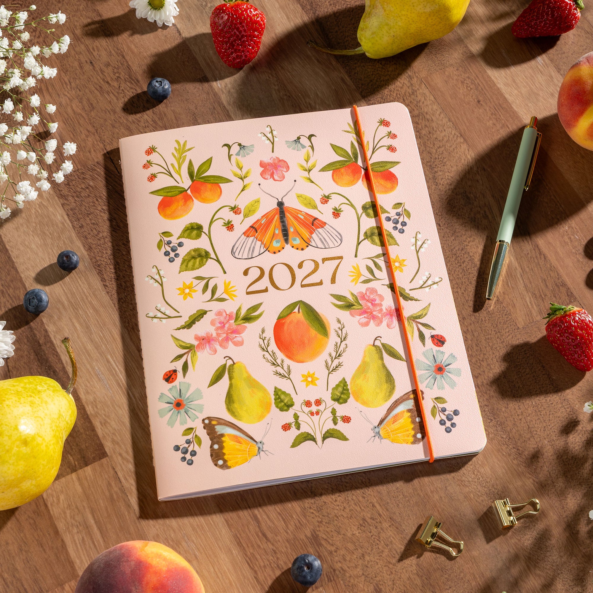 2027 Fruit &amp; Flora Just Right Monthly Planner