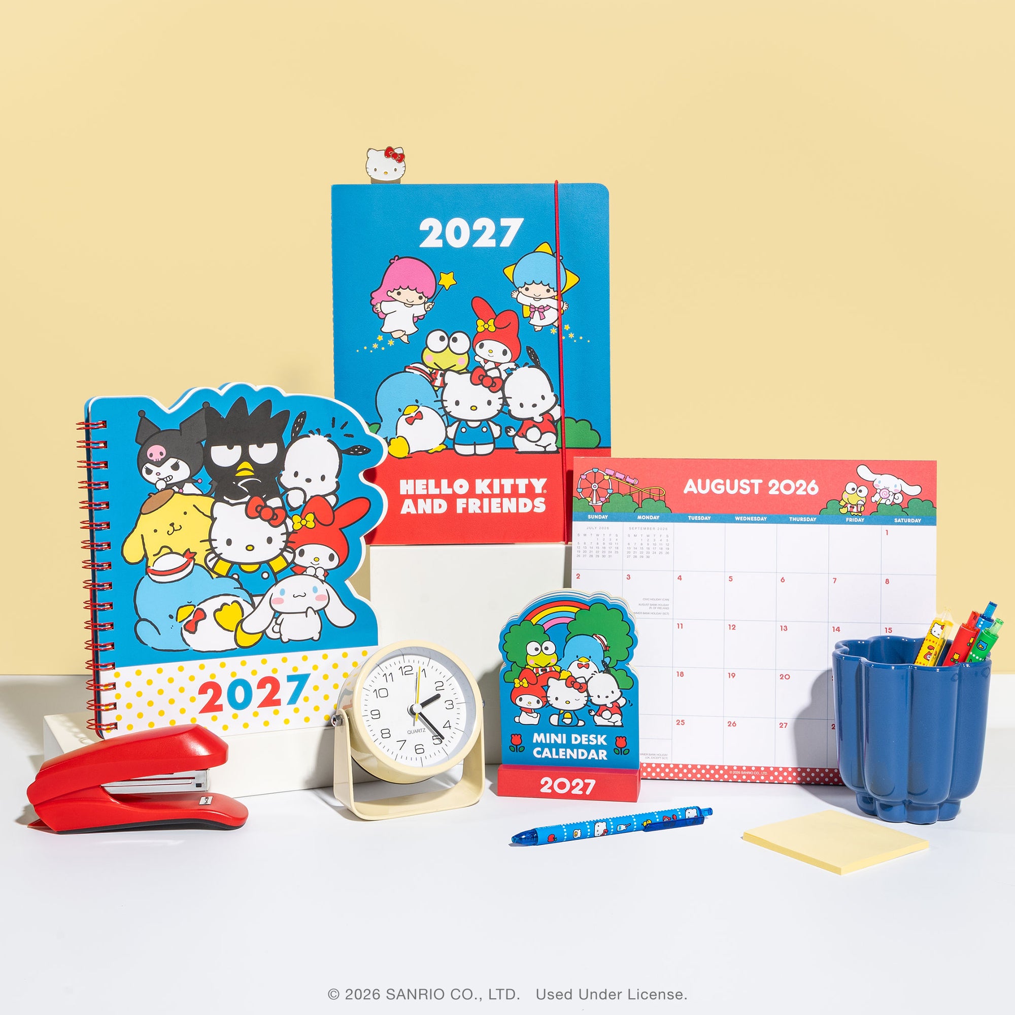 2027 Hello Kitty® and Friends Retro Die-Cut Weekly Planner