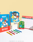 2027 Hello Kitty® and Friends Retro Magnetic Monthly Pad
