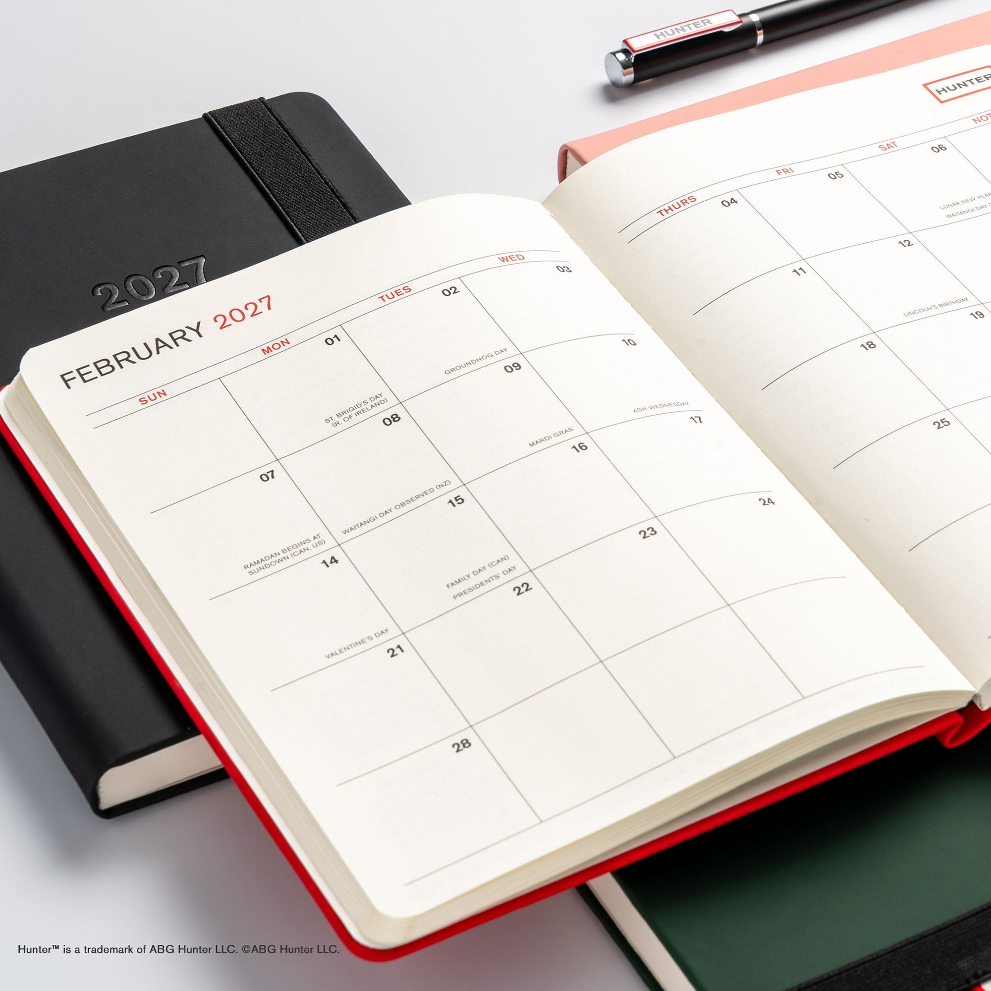 2027 Hunter Red Hunter Jotter Medium Planner